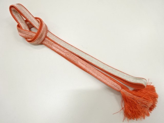JAPANESE KIMONO / HAND-TIED OBIJIME CORD